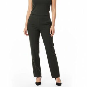 Nurture Women's Grey Stretch Straight Leg Business Casual Dress Pants Size L